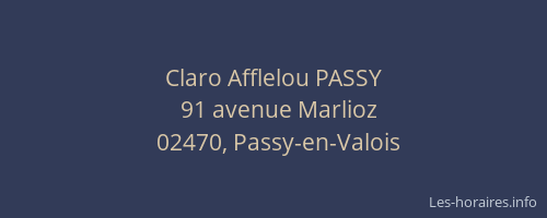 Claro Afflelou PASSY