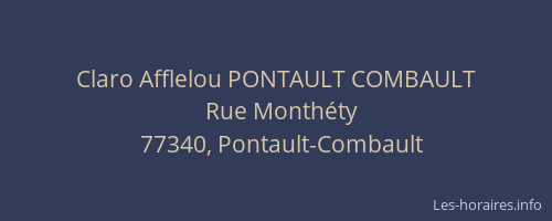 Claro Afflelou PONTAULT COMBAULT
