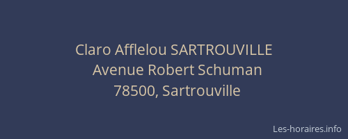 Claro Afflelou SARTROUVILLE