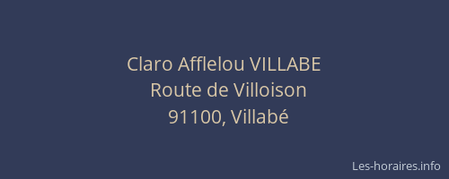 Claro Afflelou VILLABE