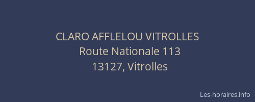 CLARO AFFLELOU VITROLLES