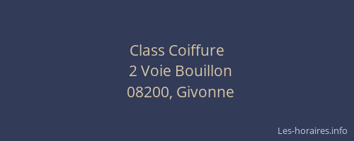 Class Coiffure