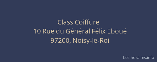 Class Coiffure