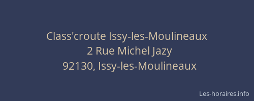 Class'croute Issy-les-Moulineaux
