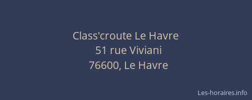 Class'croute Le Havre