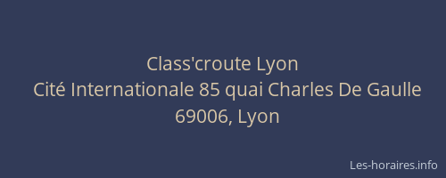 Class'croute Lyon