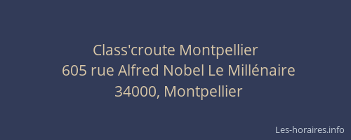 Class'croute Montpellier