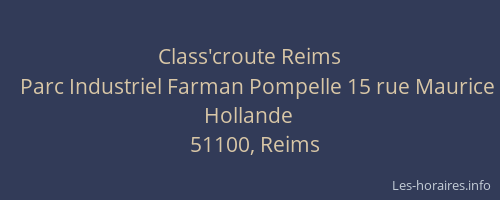 Class'croute Reims