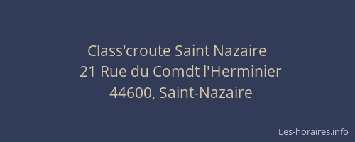 Class'croute Saint Nazaire