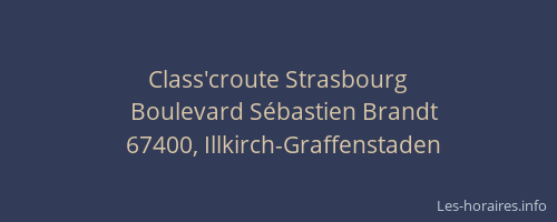 Class'croute Strasbourg