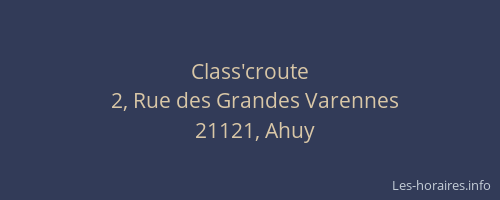 Class'croute