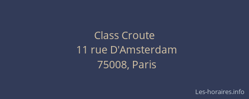 Class Croute