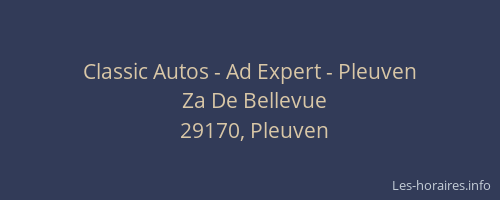 Classic Autos - Ad Expert - Pleuven