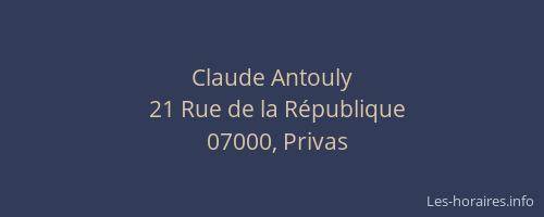 Claude Antouly