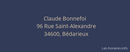 Claude Bonnefoi