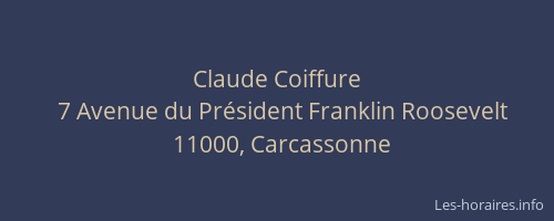 Claude Coiffure