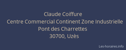 Claude Coiffure