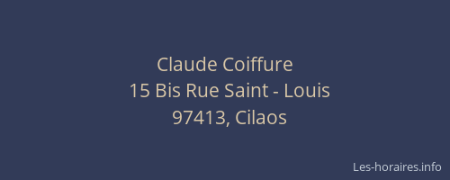 Claude Coiffure