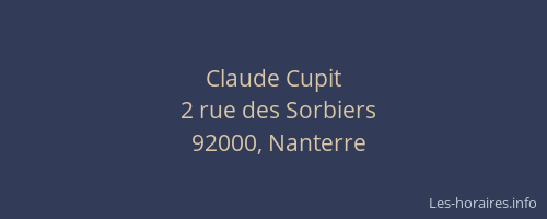 Claude Cupit