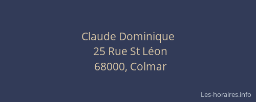 Claude Dominique