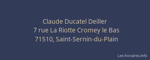 Claude Ducatel Deiller