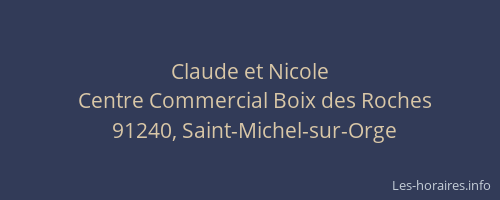 Claude et Nicole