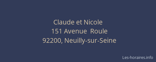 Claude et Nicole