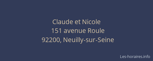 Claude et Nicole