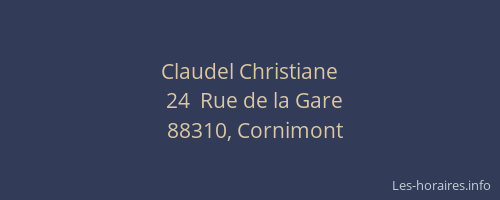 Claudel Christiane