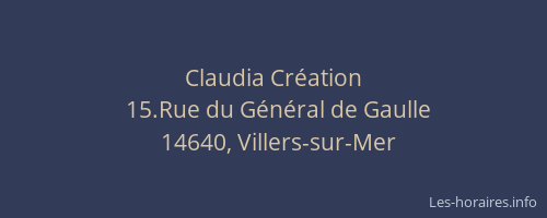 Claudia Création