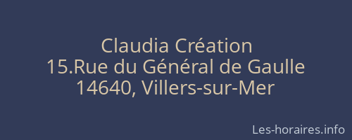 Claudia Création
