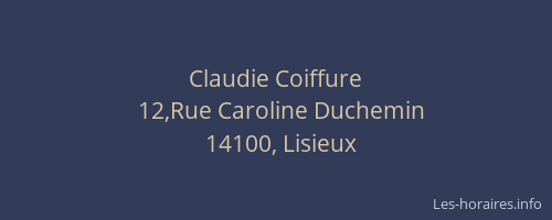Claudie Coiffure