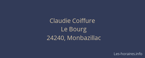 Claudie Coiffure