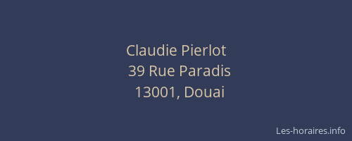 Claudie Pierlot