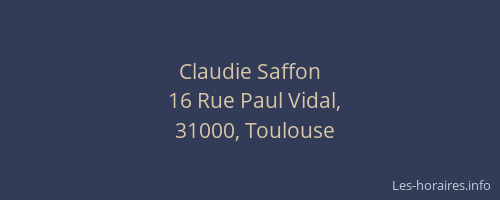Claudie Saffon