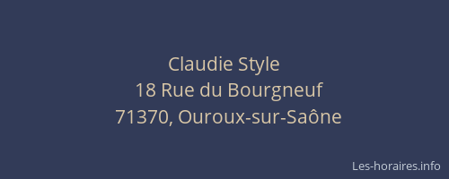 Claudie Style