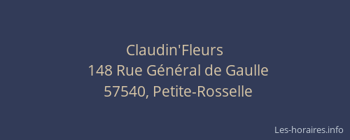 Claudin'Fleurs
