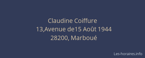 Claudine Coiffure