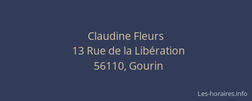 Claudine Fleurs