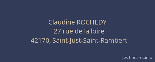 Claudine ROCHEDY