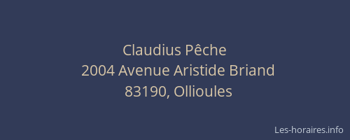 Claudius Pêche