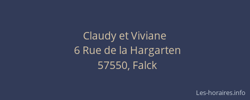 Claudy et Viviane
