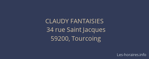 CLAUDY FANTAISIES