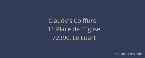Claudy's Coiffure