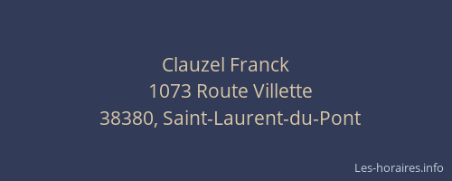Clauzel Franck