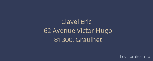 Clavel Eric