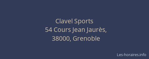 Clavel Sports