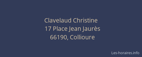 Clavelaud Christine