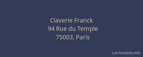 Claverie Franck