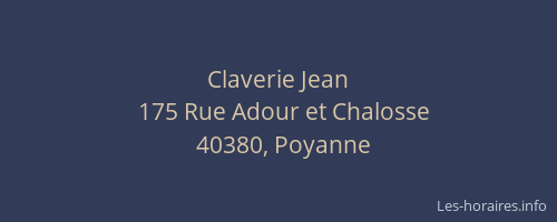 Claverie Jean